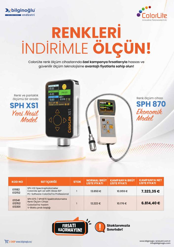 RENKLERİ İNDİRİMLE ÖLÇÜN!